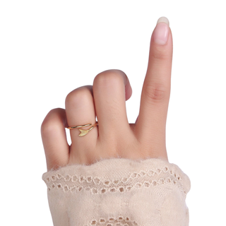 Minimalist Fish Tail Ring