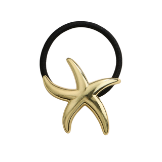 Metallic Starfish Hair Tie