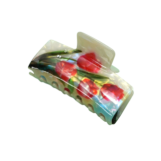 Floral Claw Clip