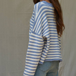 The Newport Striped Button Down Cardigan