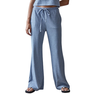 East Coast Striped Flare Pants