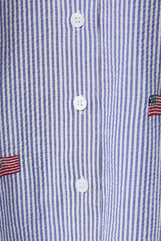Americana Embroidered Button Down