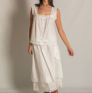 Nantucket Eyelet Ruffle Skirt