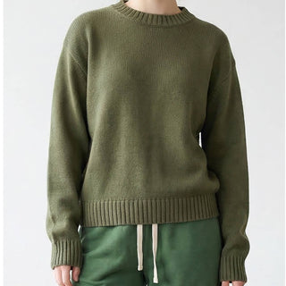 Cotton Crewneck Sweater