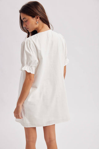 The Nantucket Pleated Mini Dress