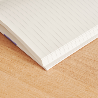 Papier Lined Blue & White Notebook