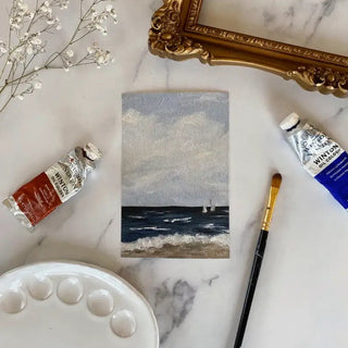 Sailboat Drifting Art Print