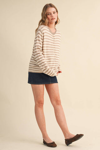 The East Coast Striped Cardigan