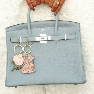 Hydrangea Bag Charm + Keychain