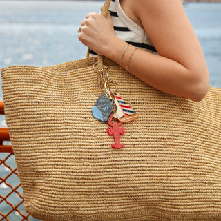 Sailboat Bag Charm + Keychain