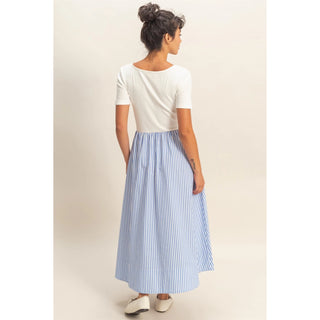 The Marina Stripe Midi Dress