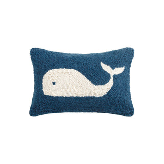 Whale Wool Hook Pillow