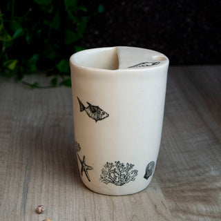 Handmade Coastal Catch Travel Mug