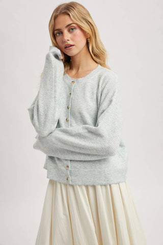 The Coastal Striped Cardigan