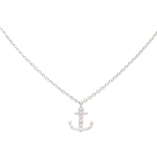 Mini Anchor Charm Necklace