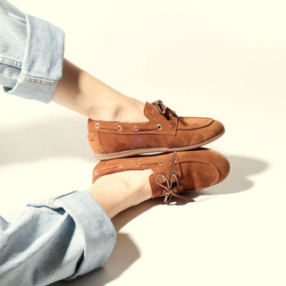 The Brenton Suede Leather Boat Shoe