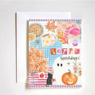 Autumn Scrapbook Birthday Card