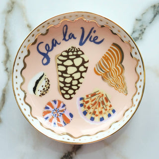 Sea La Vie Porcelain Trinket Dish