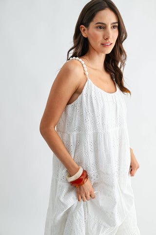 The Harbor Eyelet Maxi Dress