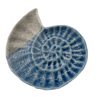 Nautilus Shell Ceramic Trinket Plate