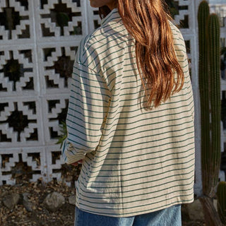 Windward Striped Cotton Pullover