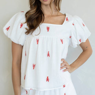 Newport Lobster Blouse