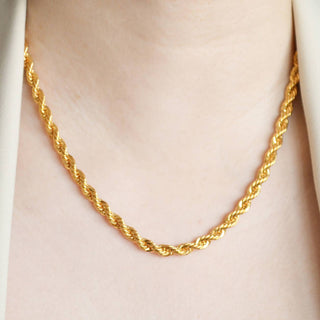 Twisted Rope Necklace