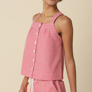 Myah Gingham Top