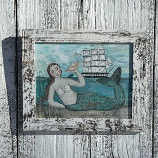 Mermaid Shell Whisperer Limited Edition Framed Art Print