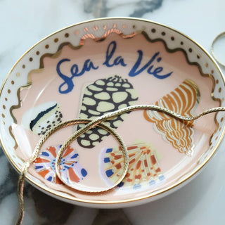 Sea La Vie Porcelain Trinket Dish