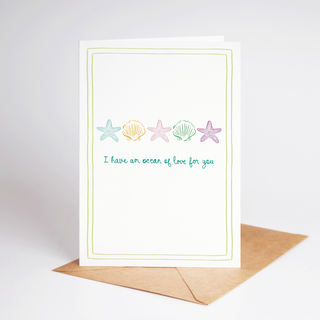 "Ocean of Love for You" Greeting Card