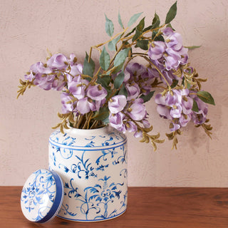 Indigo Ceramic Ginger Jar