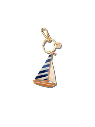Sailboat Bag Charm + Keychain