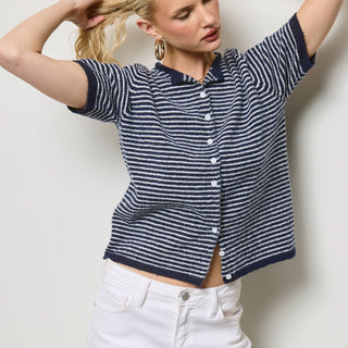 The Sailor Striped Cardigan