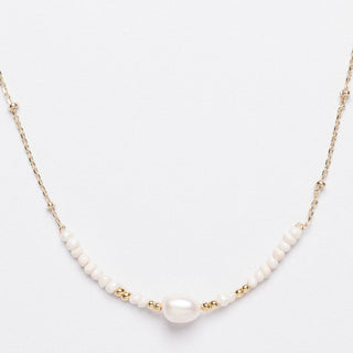 Gold Dipped Freshwater Pearl Necklace