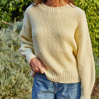 The Newport Cotton Mock Neck Sweater