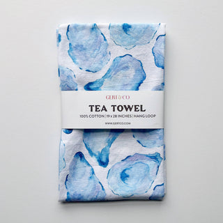 Mussel Shell Kitchen Tea Towel
