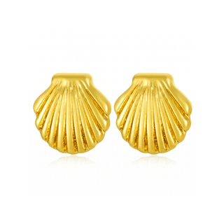 Mini Gold Shell Stud