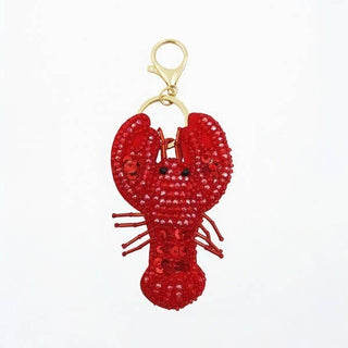 Beaded Lobster Keychain