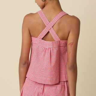 Myah Gingham Top