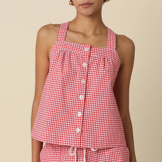 Myah Gingham Top