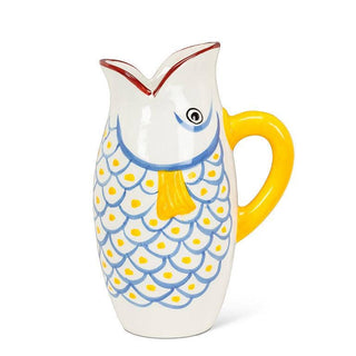 Blue Scale Fish Pitcher