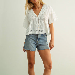 The Daisy Eyelet Blouse