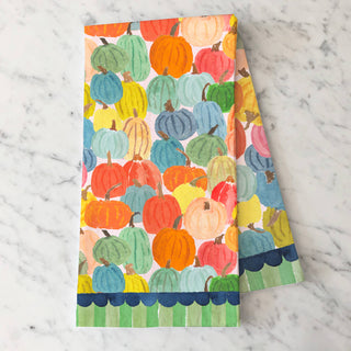 Harvest Pumpkins Tea Towel